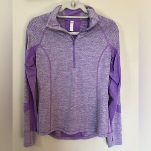 Lucy Active Purple 1/2 Zip Pullover Size Medium